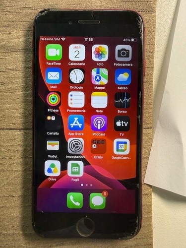 Apple iphone 256gb - iphone, rosso